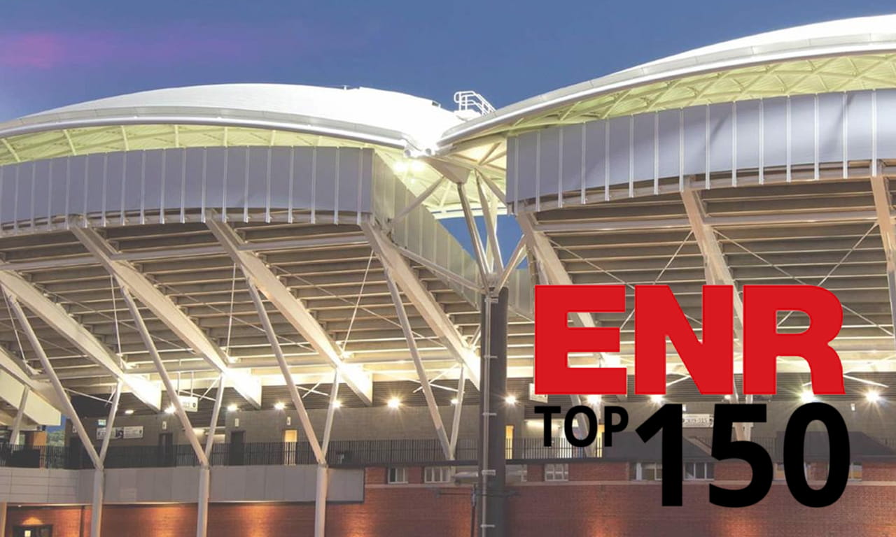 Aurecon moves up to number 37 in the 2012 Engineering News Record Top 150 Global Design Firms list.