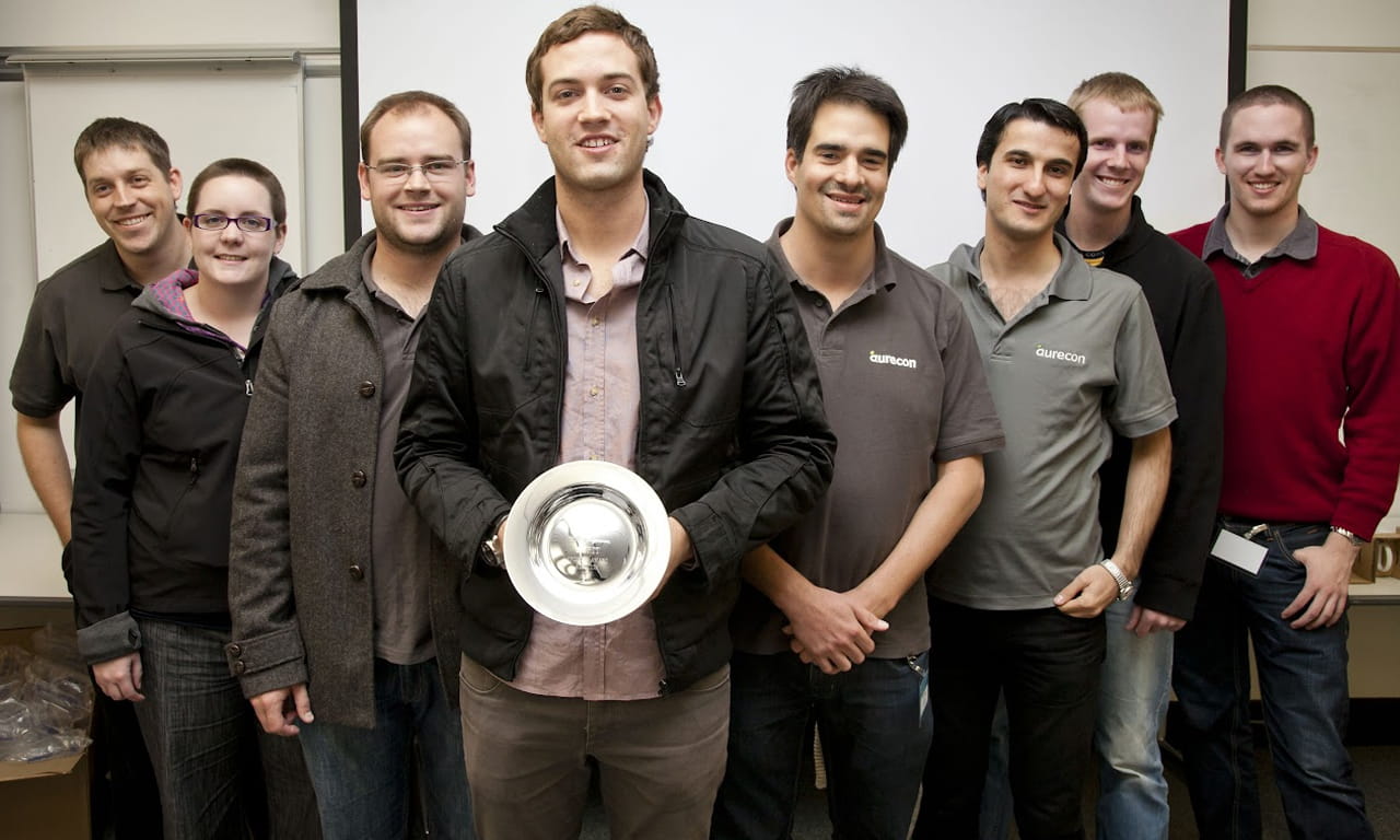 Aurecon wins the Sponsors' Award at the 2012 MERIT competition in London.