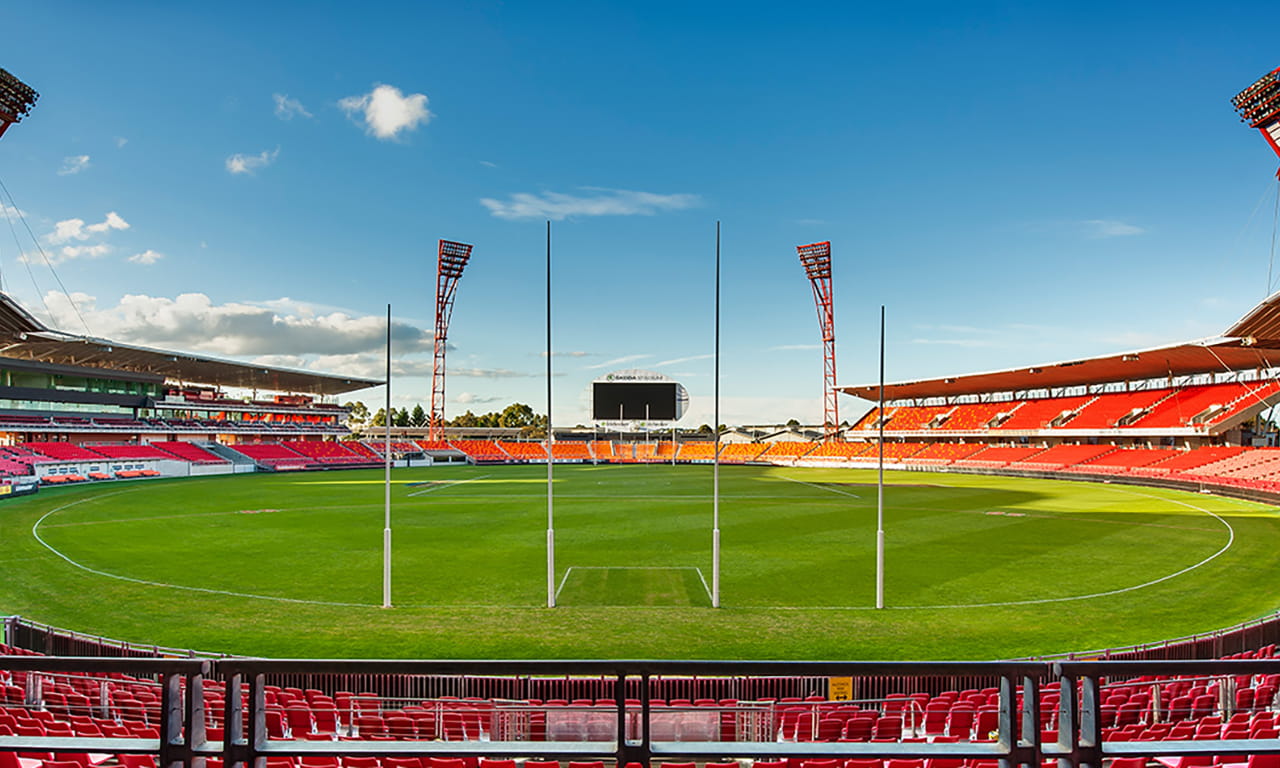 The ŠKODA Stadium, home ground of Greater Western Sydney Giants at Sydney Olympic Park was officially opened on 23 May 2012.
