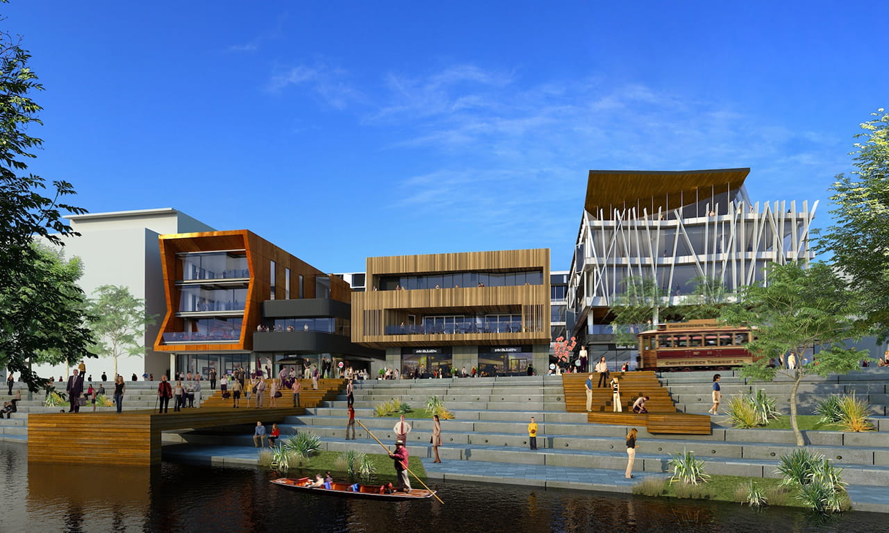 Construction has begun on Aurecon project The Terrace, Christchurch.