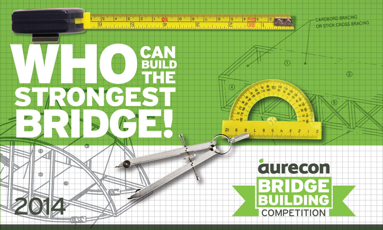 Aurecon's 2014 Bridge Building Competition registrations opened today.