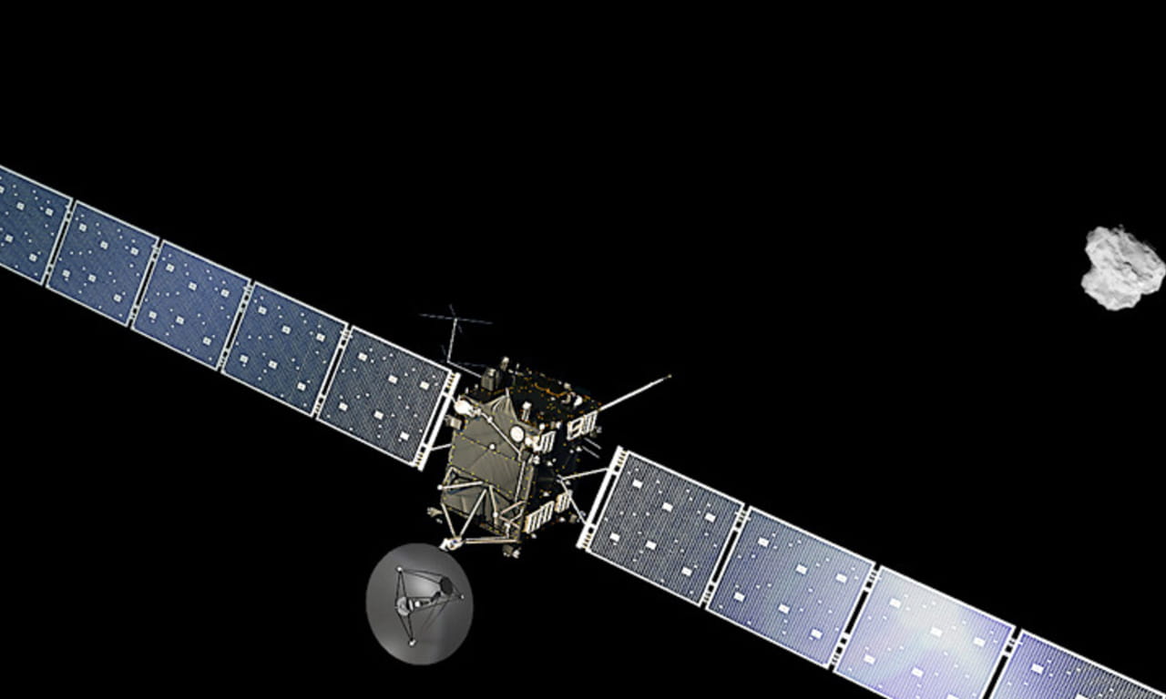 Aurecon was involved in the Rosetta satellite project. Image courtesy of ESA.