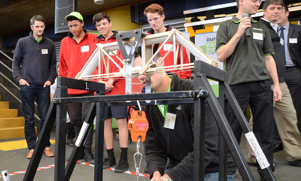 News | Aurecon bridge building competition spurs young engineering talent