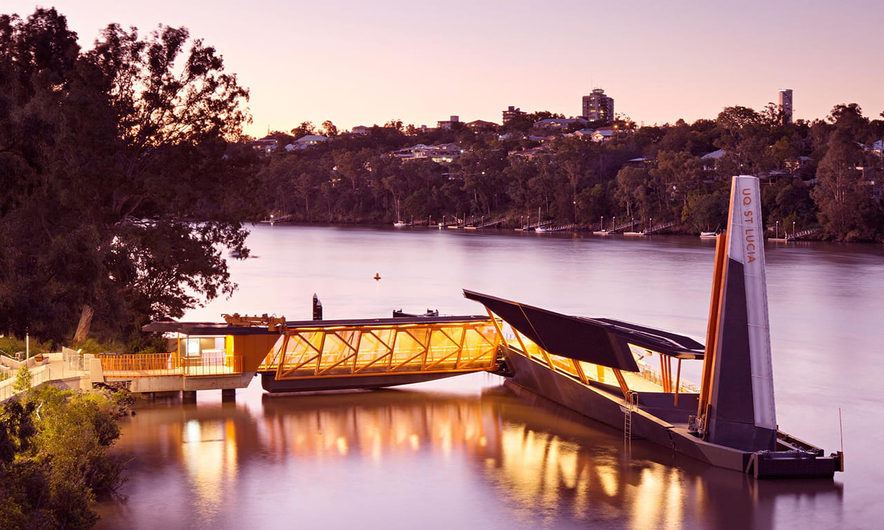 Aurecon designs world-first flood resilient ferry terminal for City of Brisbane.