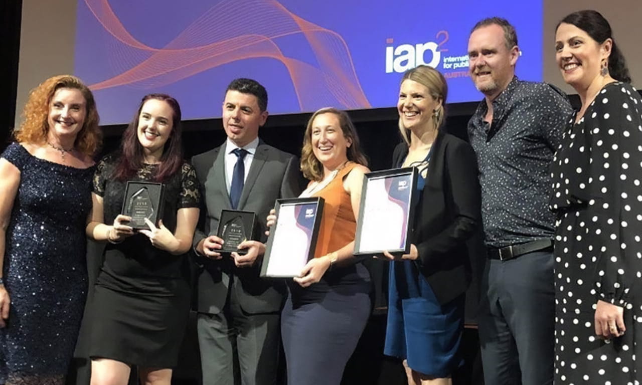 Aurecon’s Communication and Stakeholder Engagement team was recognised at recent IAP2 awards.