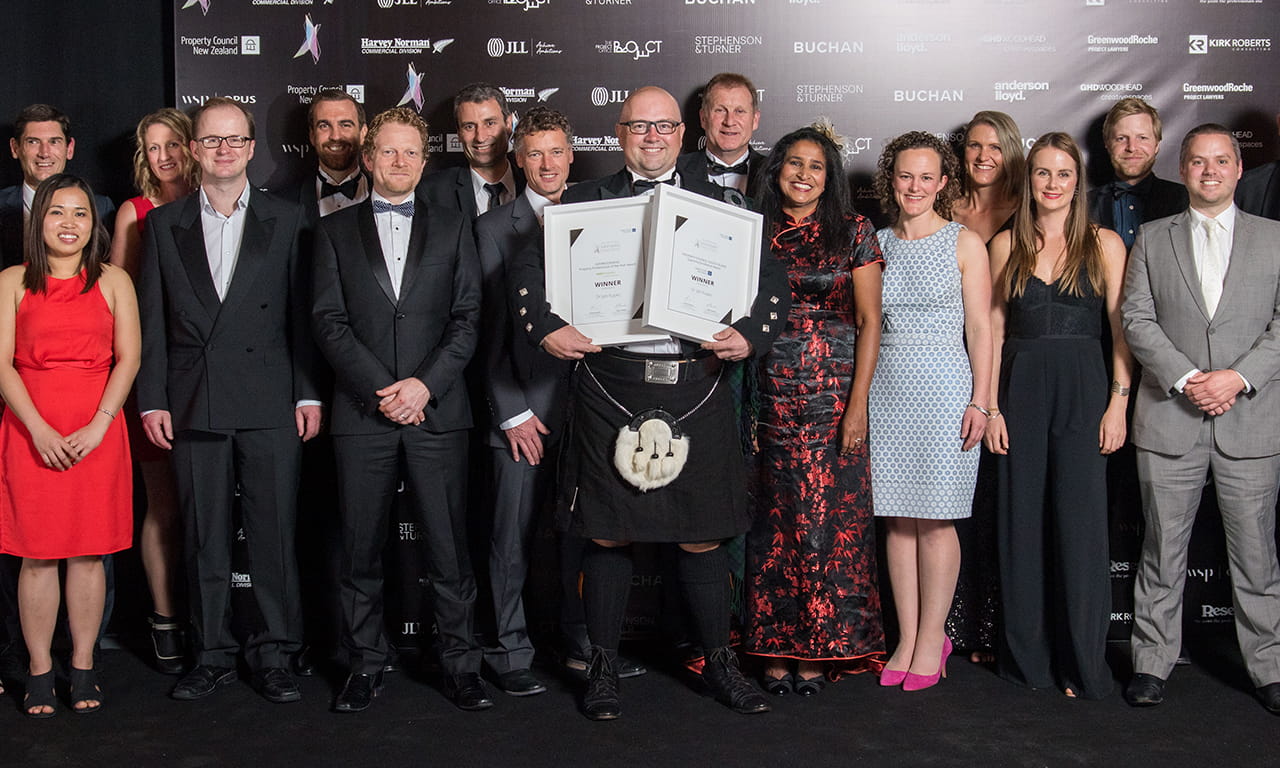 Aurecon’s Dr Jan Kupec won the Property Professional of the Year Award and the coveted Property Council New Zealand South Island Supreme Award.