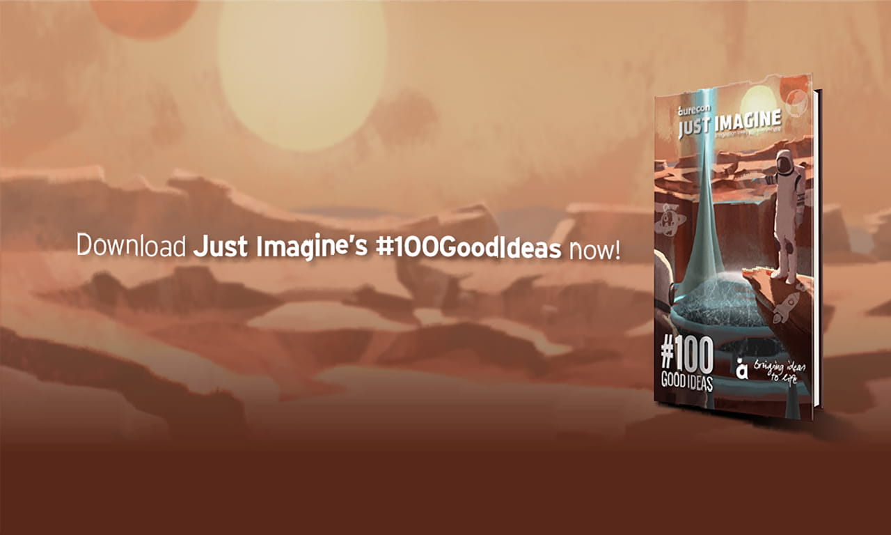 Aurecon has published #100GoodIdeas ebook in celebration of Just Imagine's 100th blog post.