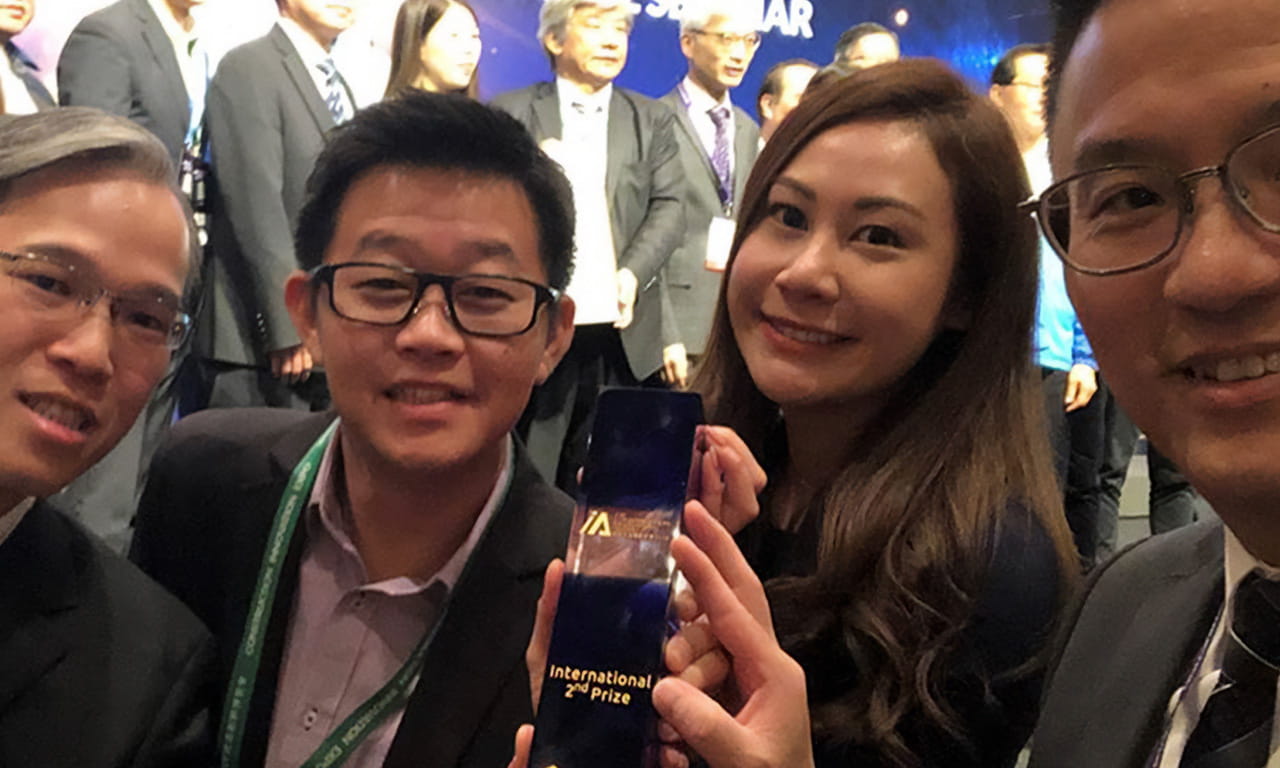 Aurecon wins second place at the 2019 CIC Awards in Hong Kong.