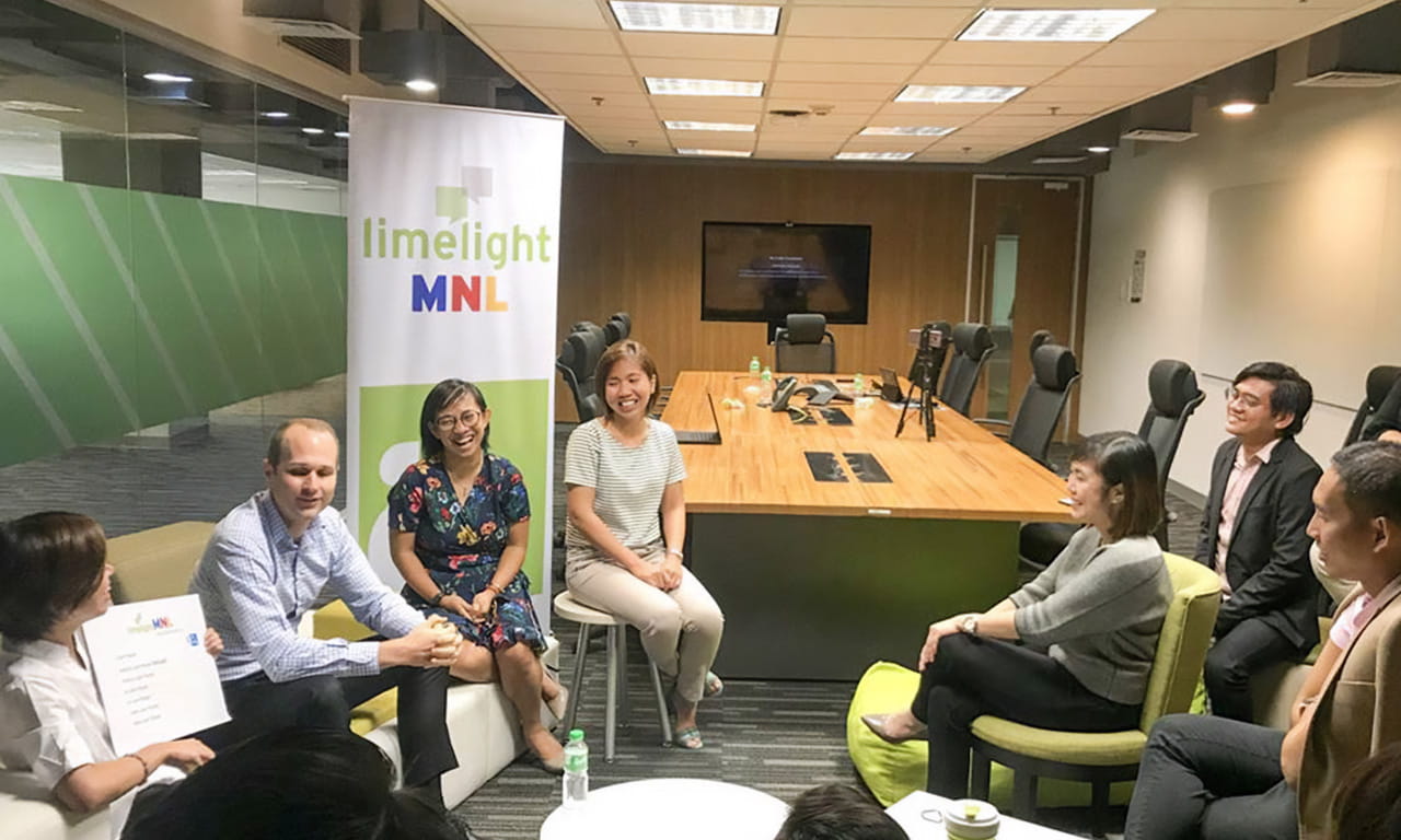 Limelight Manila held a session with select employees and Aurecon Chief People Officer Liam Hayes to talk about people and career development.