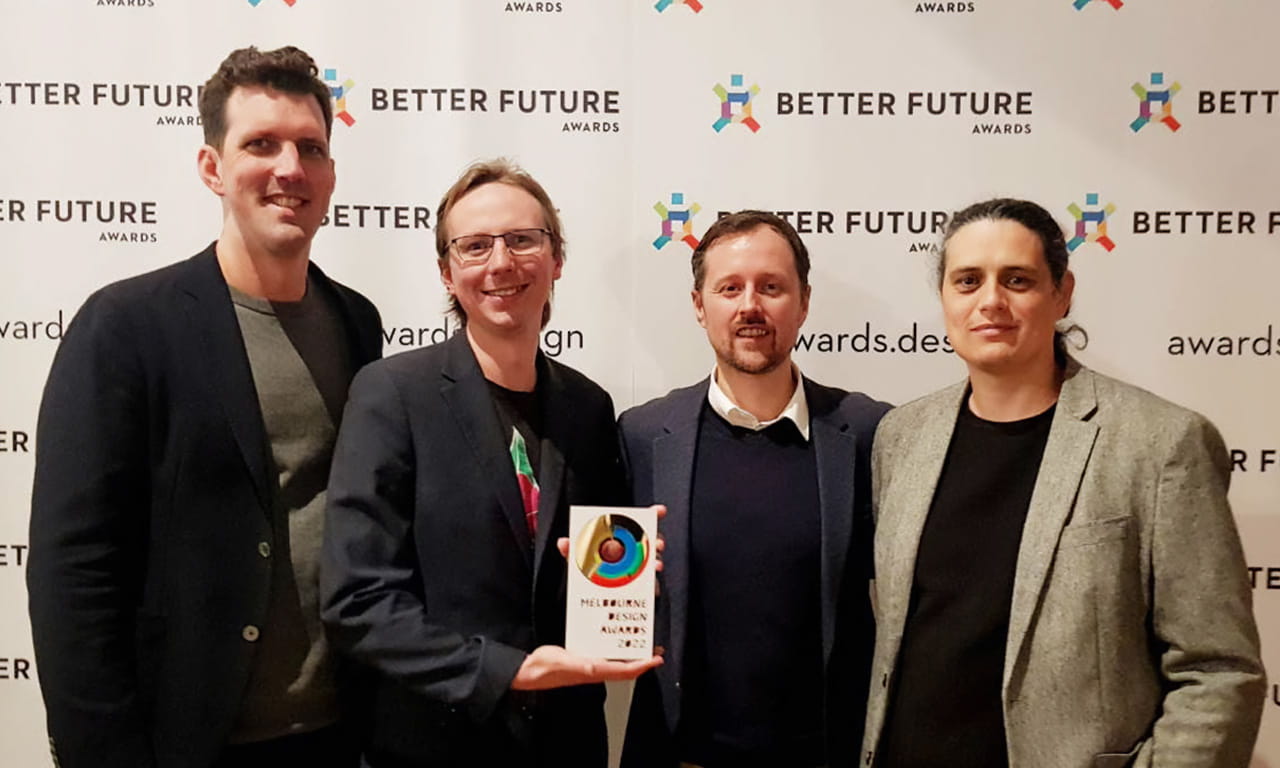 Aurecon takes home gold at 2022 Melbourne Design Awards for digital service Inground.