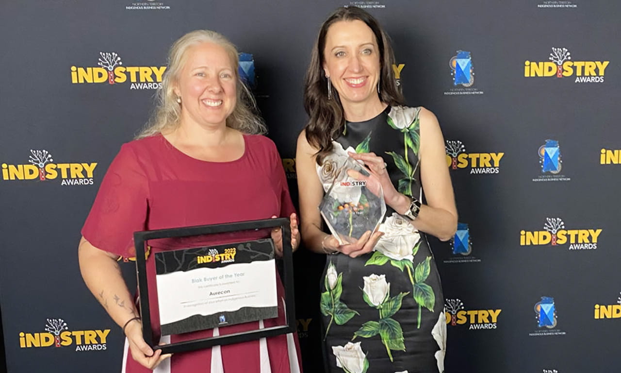 Aurecon wins Blak Buyer of the Year Award at the 2022 iNDiSTRY Awards.