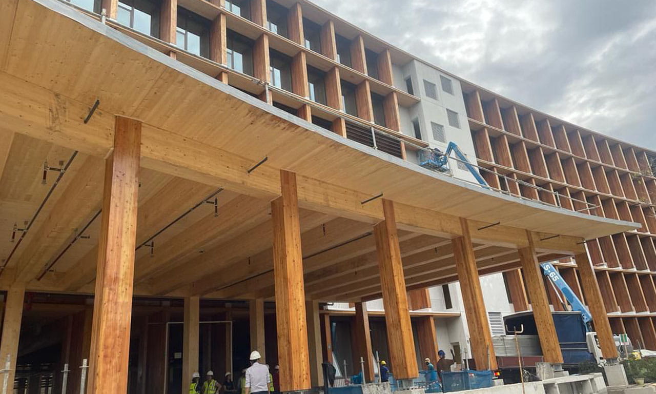 With each component manufactured through precise digital design, the construction process for the Aurecon NTU ABS project has been simplified significantly, focusing mainly on assembly at the site.