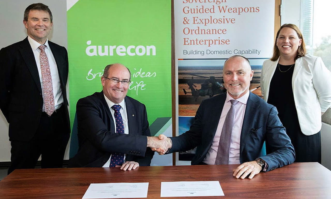 Aurecon appointed as the inaugural Guided Weapons and Explosive Ordnance Enterprise Partner.