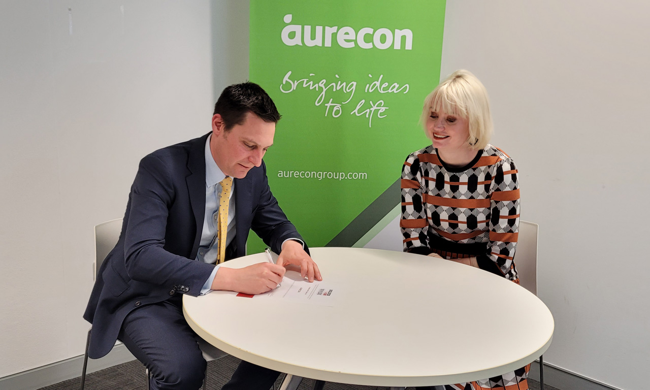 Aurecon’s AIan Layzell, Director – Defence and National Security, Prue Slaughter, Interim CEO at Soldier On.