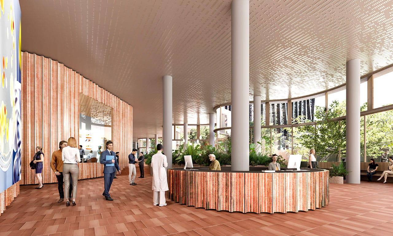 The AIID will enable a rapid, coordinated response to current and future pandemics. Artist impression by Wardle.