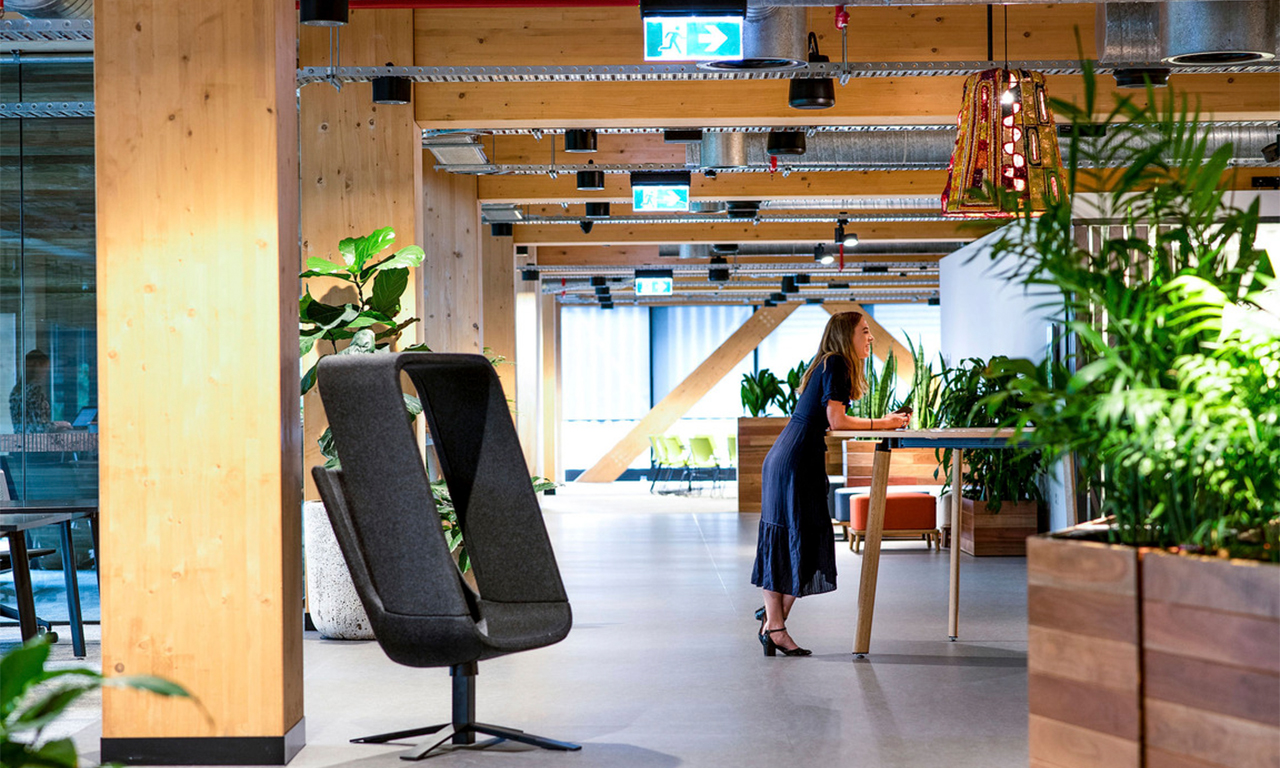 Aurecon's Brisbane office, 25 King is Australia’s tallest and largest engineered timber office building.