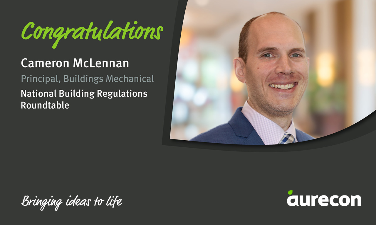 Cameron McLennan, Principal, Buildings Mechanical at Aurecon has been appointed to the National Building Regulations Roundtable by the Property Council of Australia.