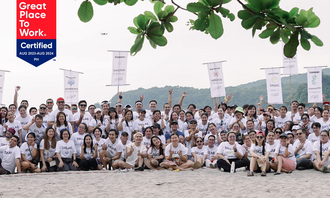 Aurecon’s Manila office receives 2023 Great Place to Work Certification.