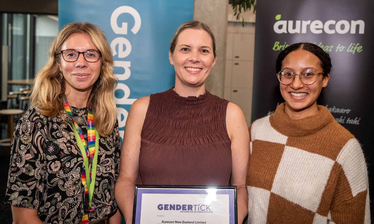 Aurecon received GenderTick Advanced Accreditation, the first engineering organisation to do so.