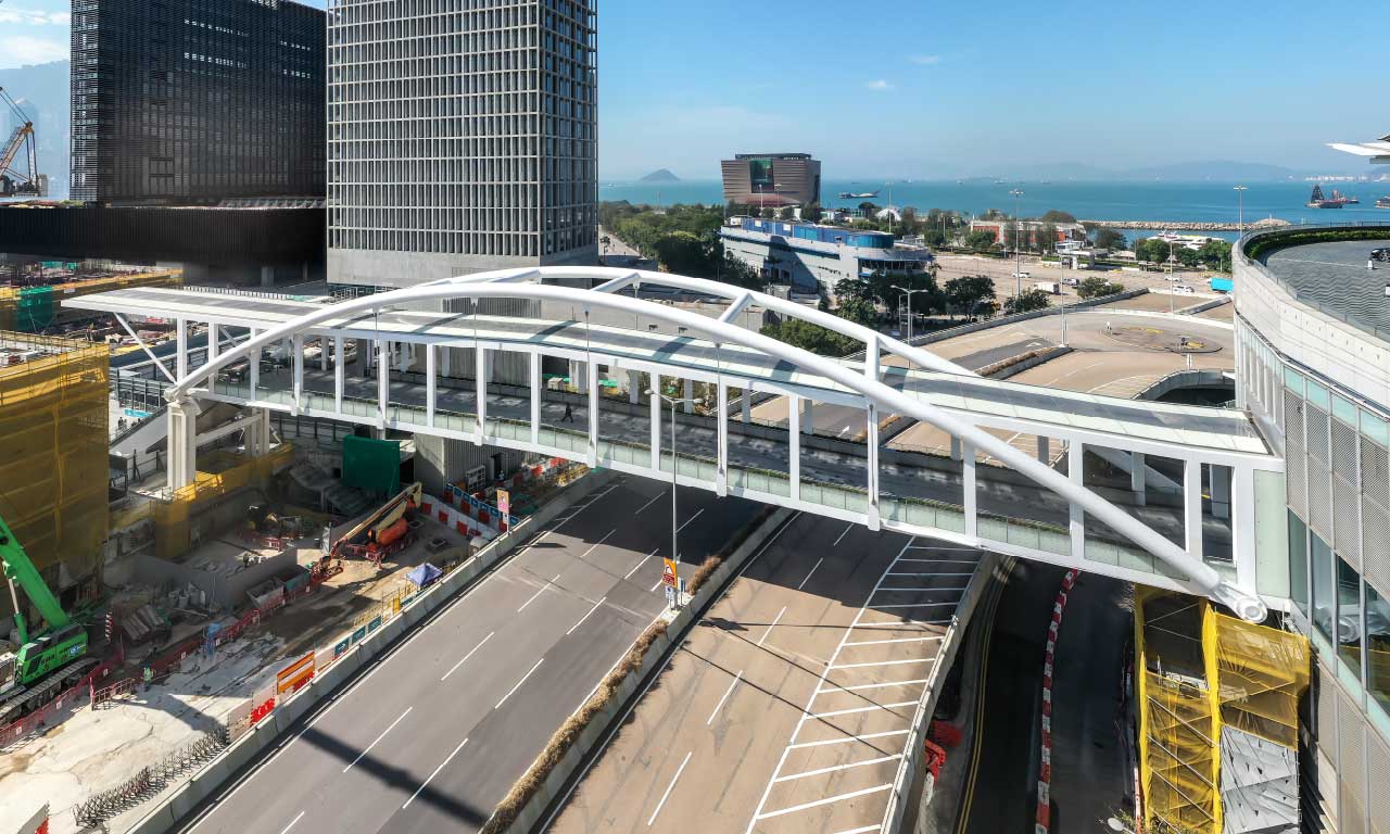 Aurecon won the Grand Award for its Artist Square Bridge at the HKIE – Structural Excellence Award 2023 in Hong Kong.