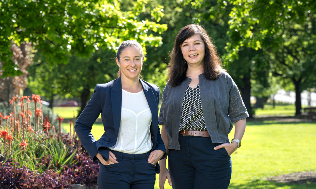 Left: Heidi Sick, Industry Director, Energy. Right: Maya Malik, Elanora Offshore CEO.