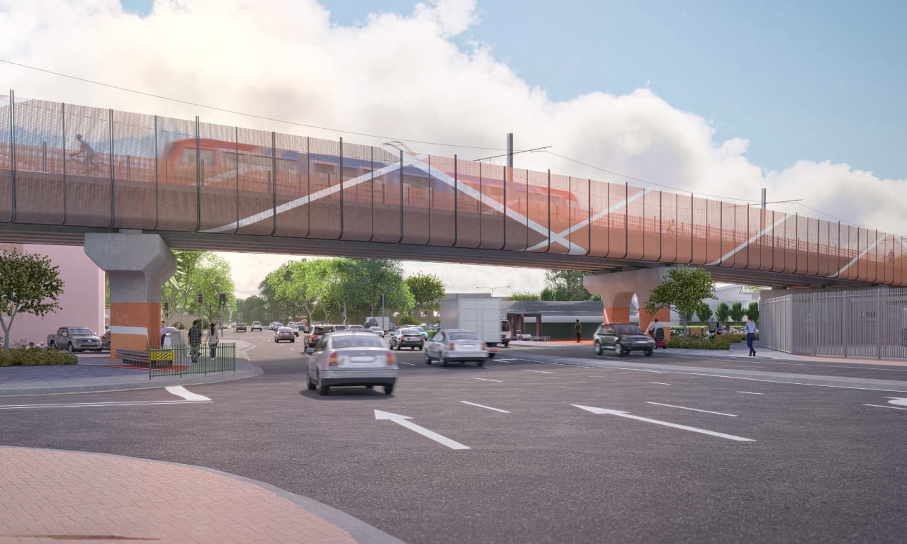Department of Transport Tram Grade Separation, Morphett Road concept.