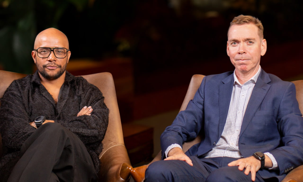 Aurecon’s Stan Kaluwin, and Dr Ben McGarry.