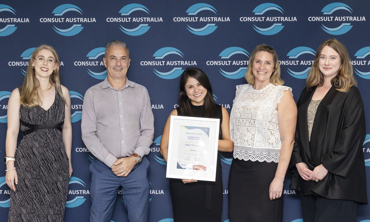 Aurecon air®, a digital platform revolutionising the future of environmental reporting, received a High Commendation in the Planning for a Digital Future category.