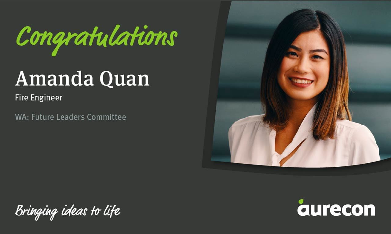 Amanda Quan, Fire Engineer, WA: Future Leaders Committee.