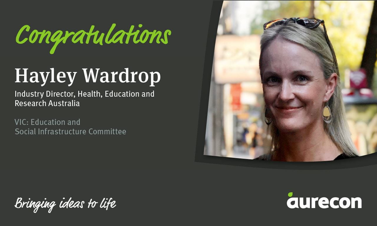 Hayley Wardrop, Industry Director, Health, Education and Research Australia, VIC: Education and Social Infrastructure Committee.