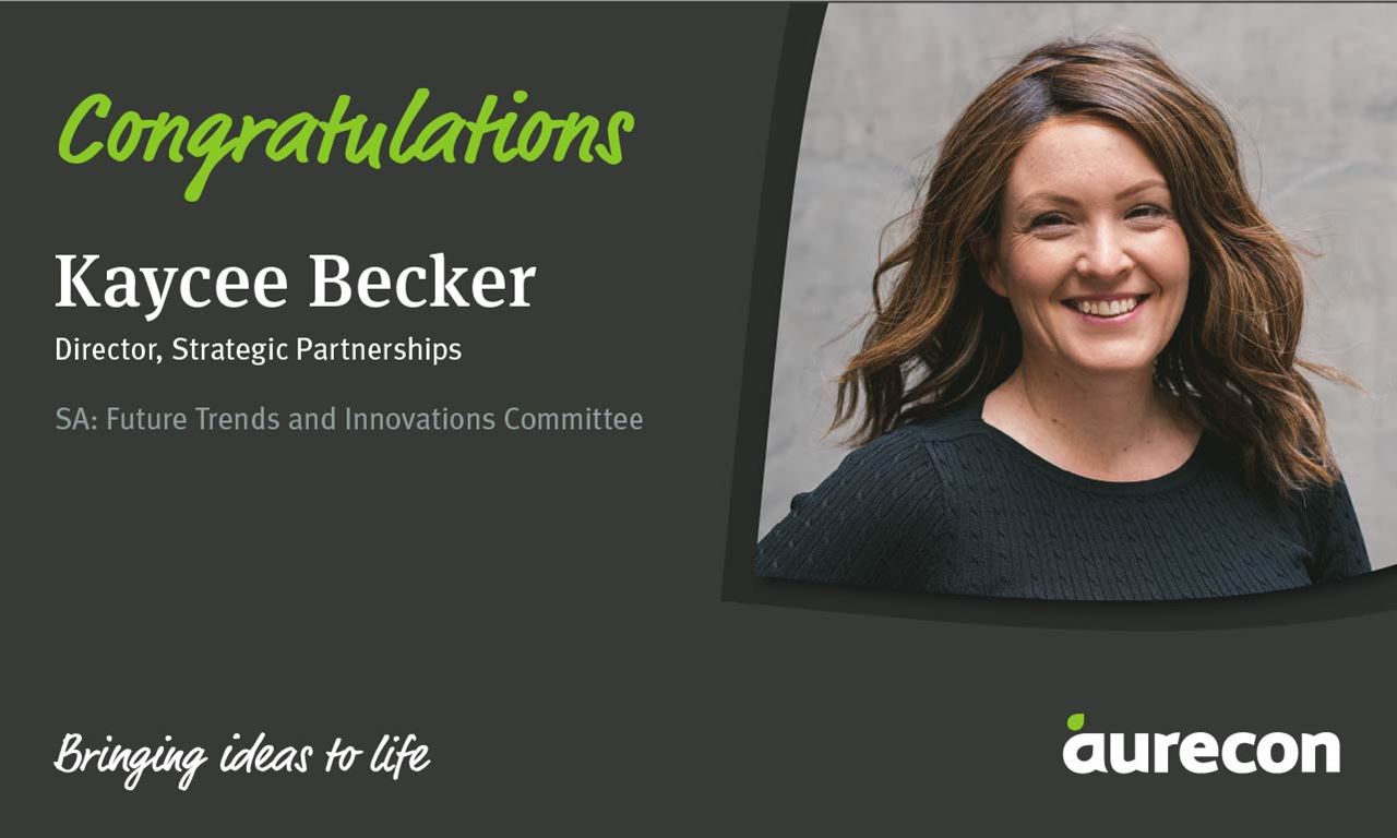 Kaycee Becker, Director, Strategic Partnerships, SA: Future Trends and Innovations Committee.