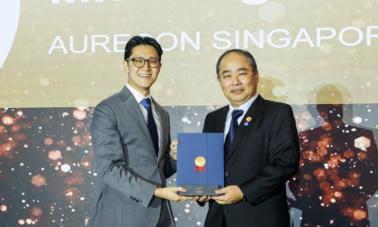 Josiah Yang proudly accepted the Young Consulting Engineer of the Year 2025 award from ACES Singapore.