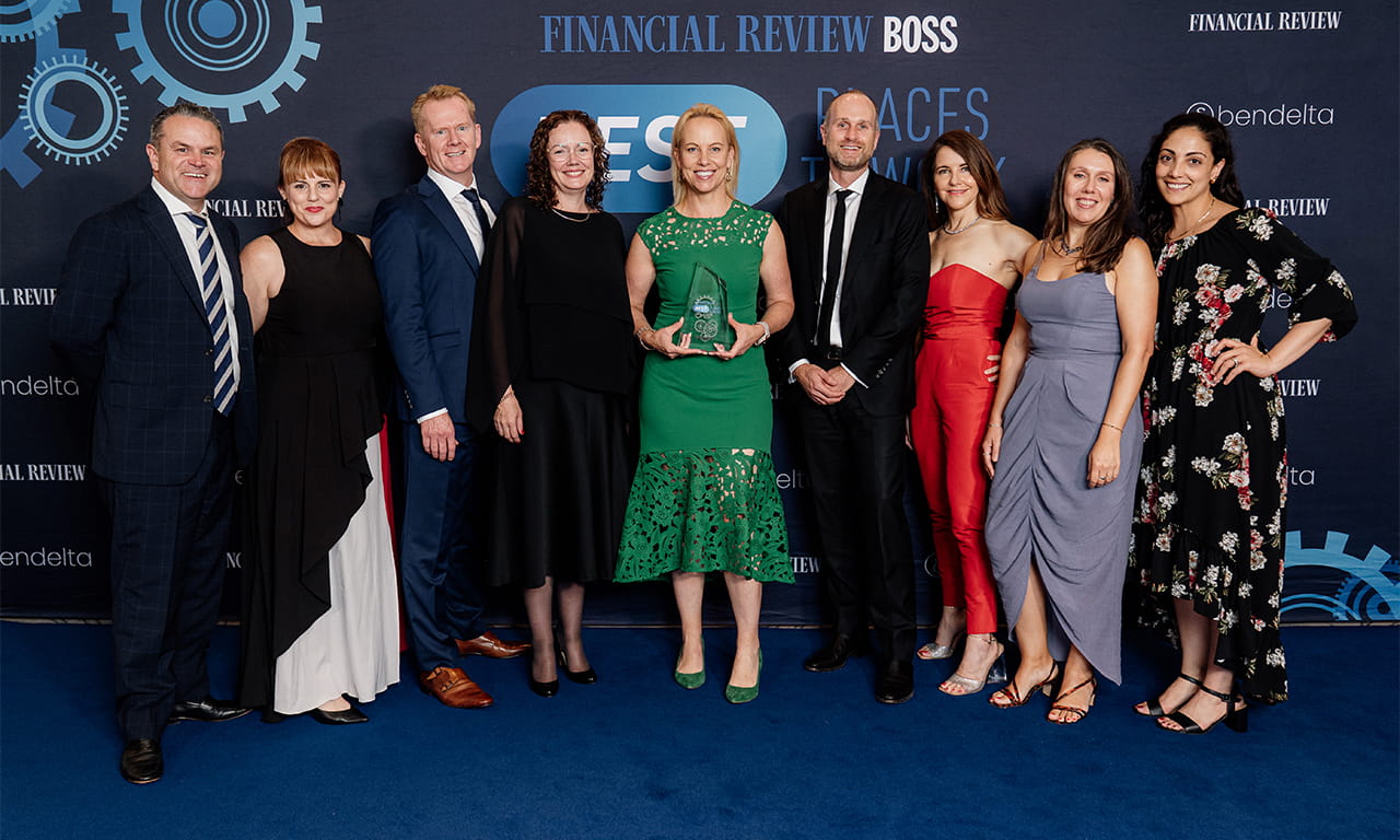 L-R: Tim Spies, Bex Smith, Matt Magraith, Emily Sunman, Louise Adams, Liam Hayes, Amanda Vining, Amélie MacLaren, Renee Mamolis.