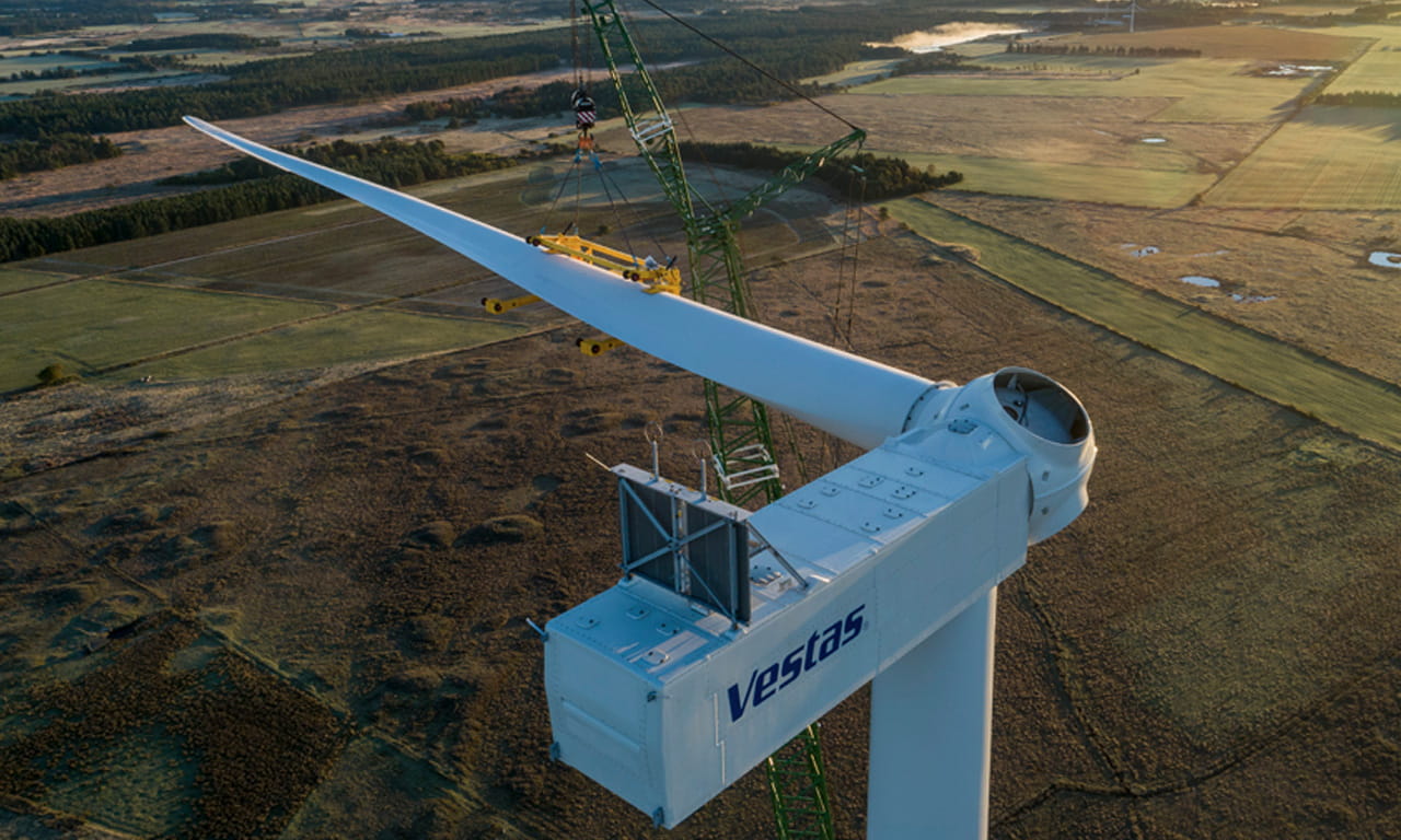 Vestas cuts its forecast amid supply chain and cost pressures during wind turbine installations.