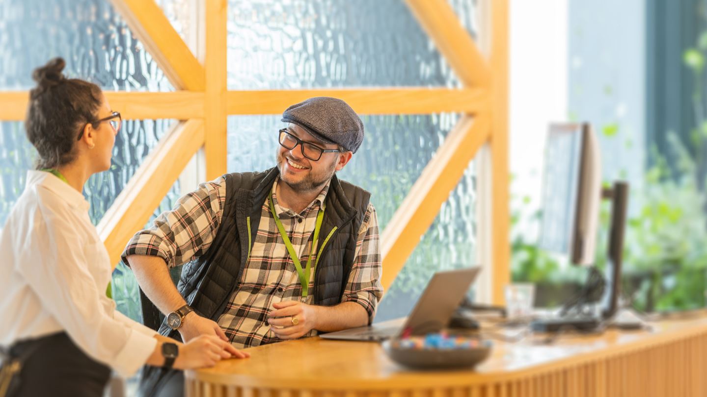 Team members enjoying the office at 25 King, Aurecon
