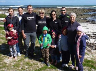 Coastal clean-up day at Melkbosstrand, South Africa