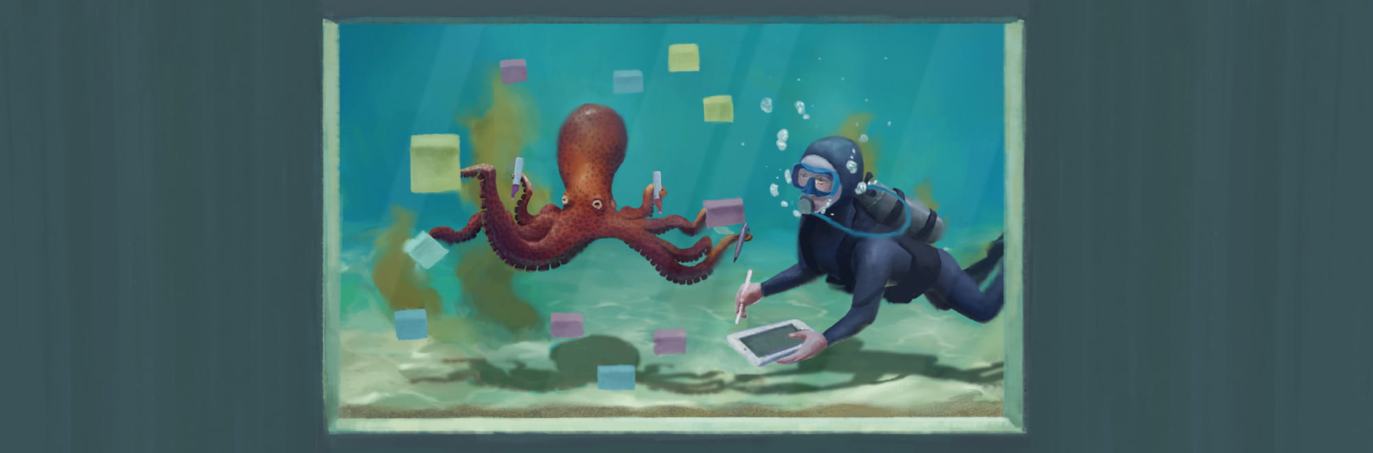 When innovation is your only option: lessons from an octopus