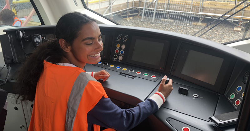 Jithari worked as a rail engineer and discovered her passion for road projects.