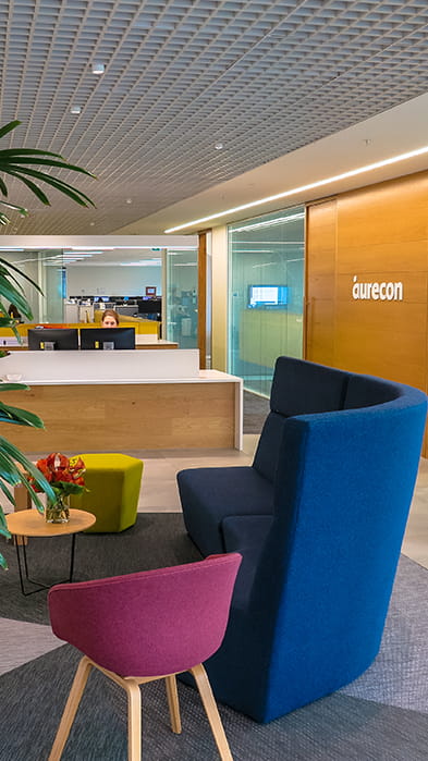 Aurecon Christchurch office reception.
