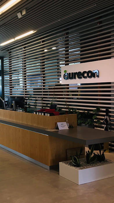 Aurecon Tarunga office reception.