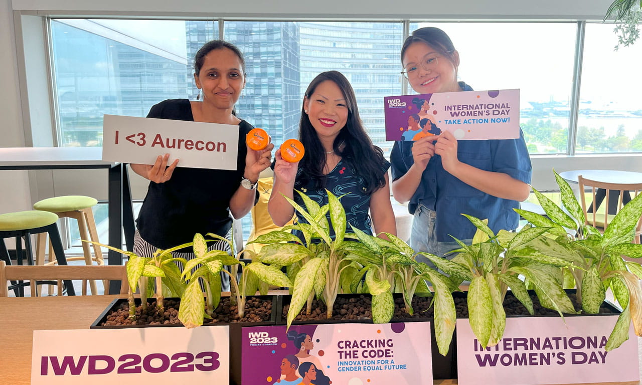 Singapore Office: Aurecon marks International Womens' Day 2023.