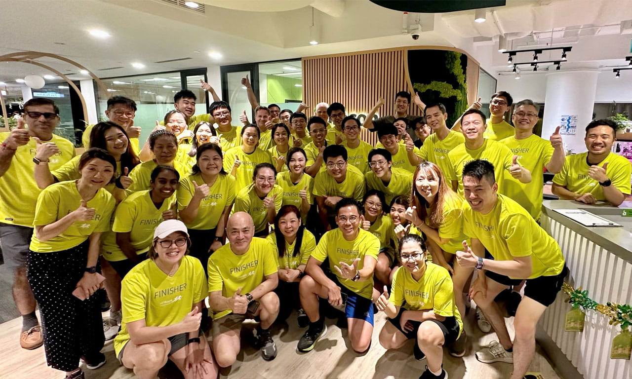 Singapore Office: Aurecon participates in JP Morgan Corporate Challenge 2023.