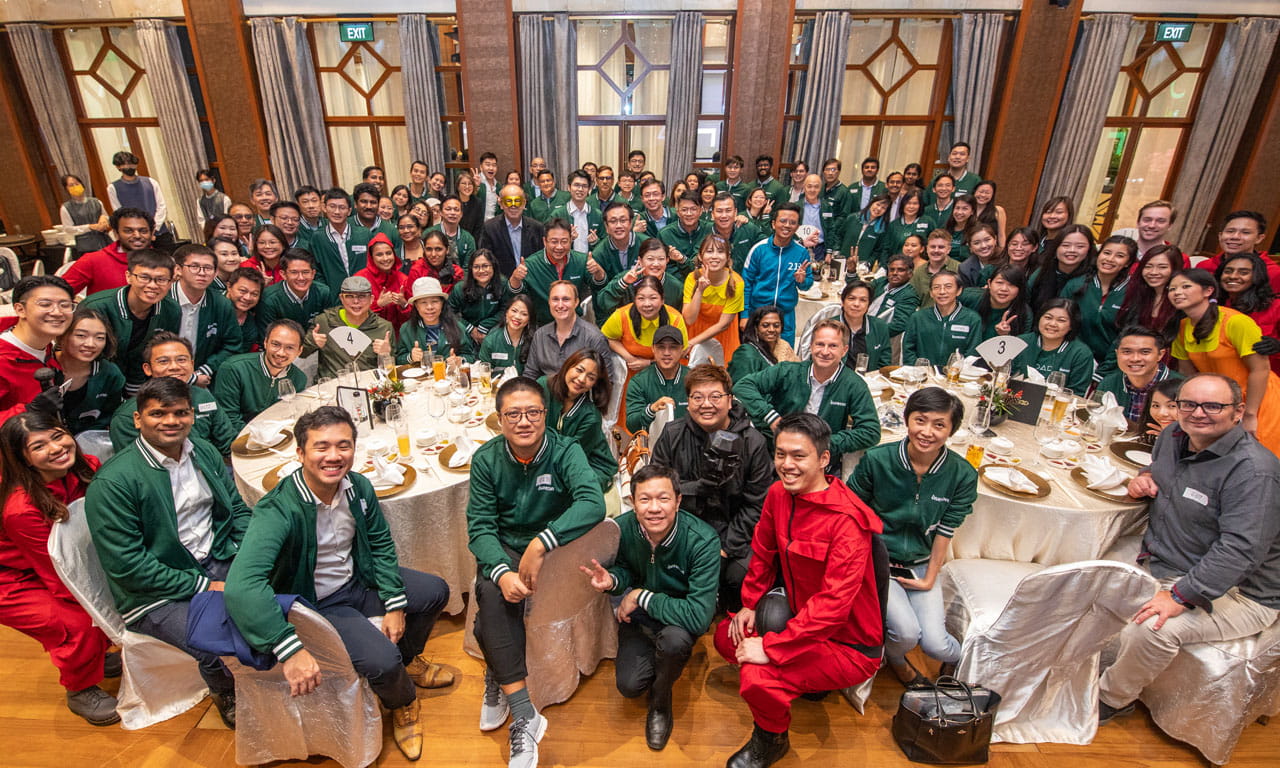Singapore Office: Aurecon staff enjoying Annual Dinner 2022 where the theme was the Squid Game! 