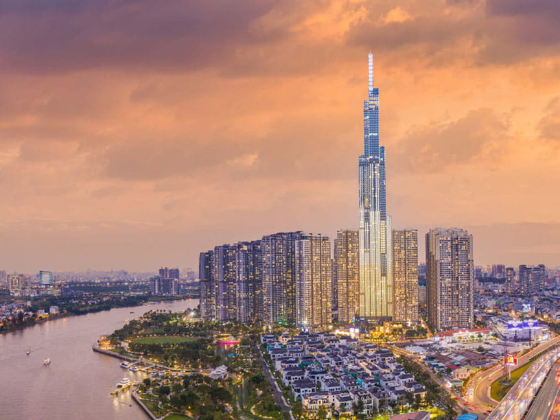 Ho Chi Minh skyline