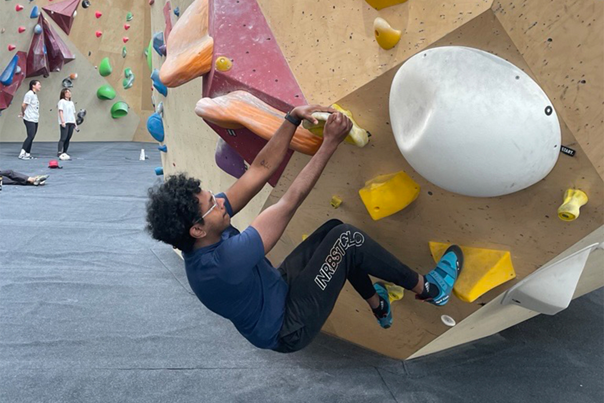 Being able to work form home a few times a week allows me to have the time do do things I love, like bouldering.