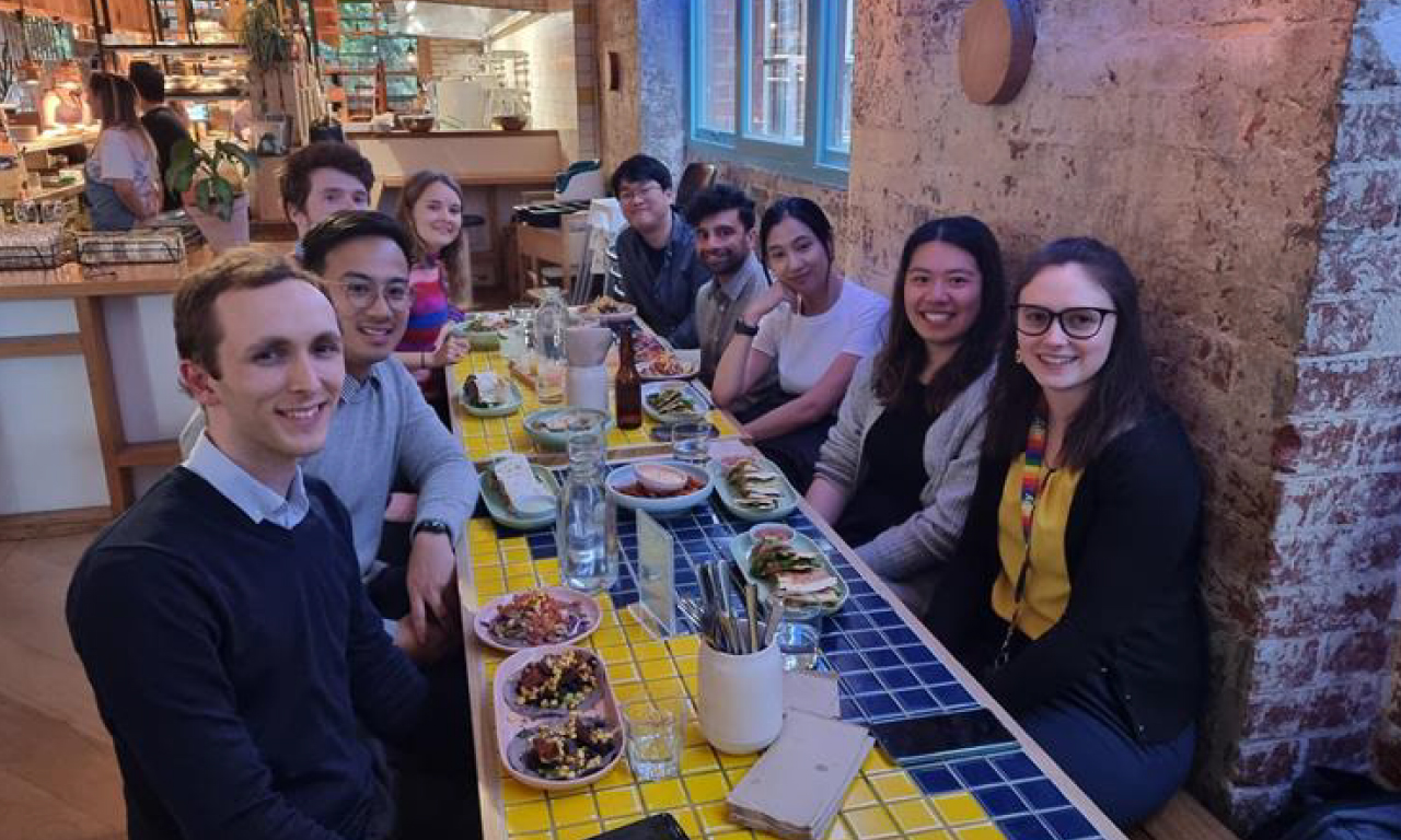 Intelligent Transport Systems team dinner. 