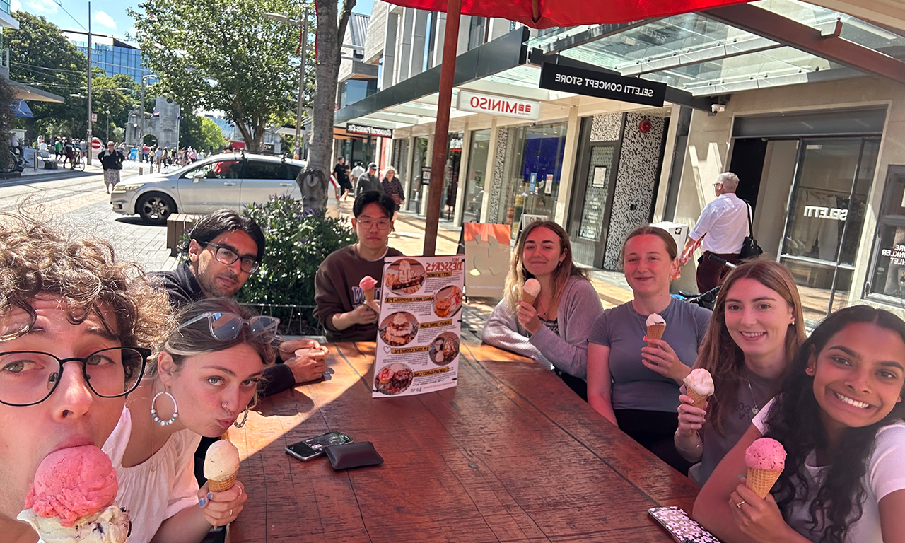 Going out for ice cream with Limelight and meeting other emerging professionals.