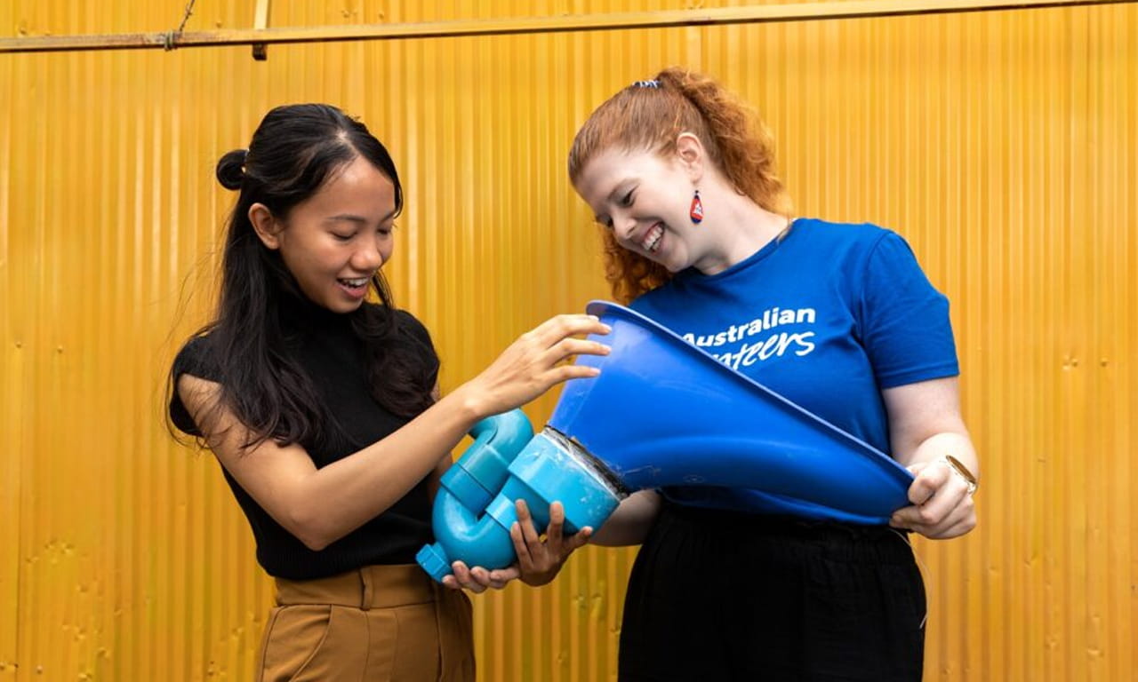 Coming full circle: volunteer Meg Cummins returns to the project that started it all.