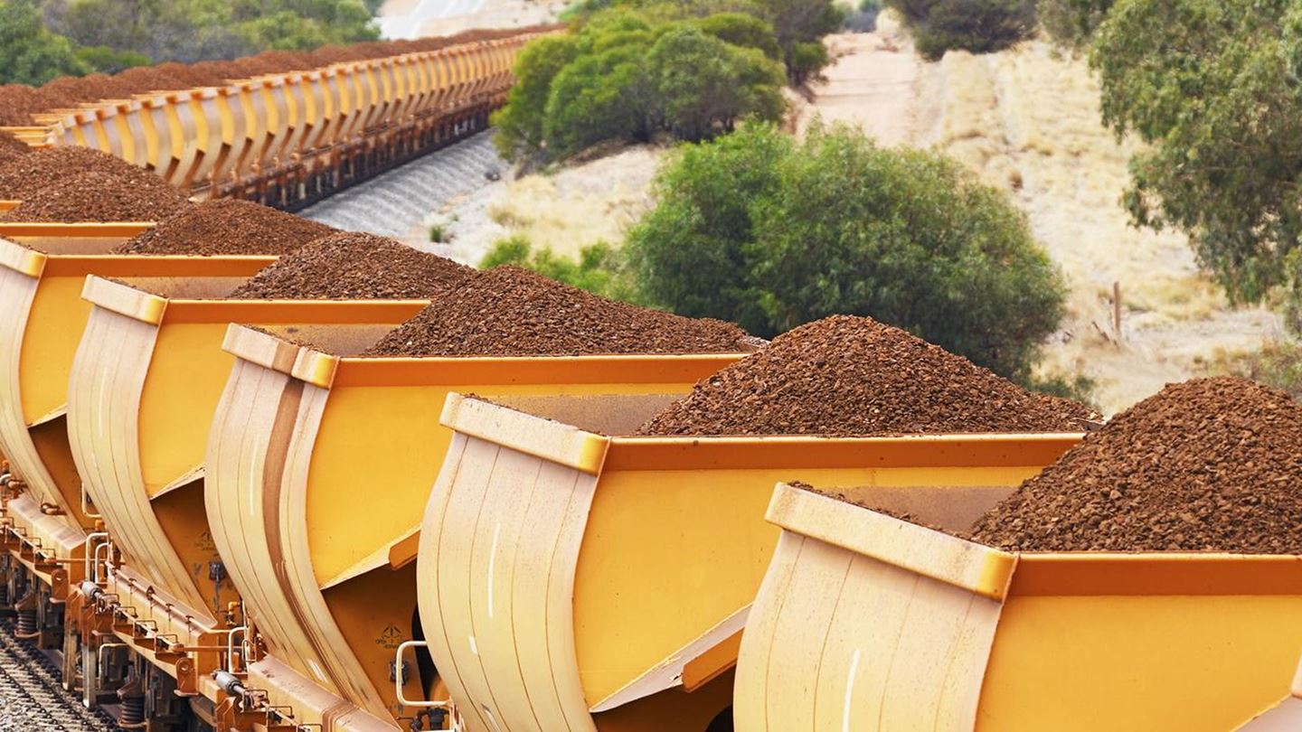 Mining train. 