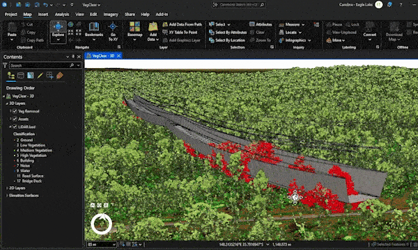 Quick demo of Aurecon's 3DVegClear digital tool